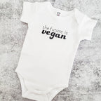 THE FUTURE IS VEGAN Short Sleeve Baby Bodysuit OR Toddler Tee Kids' Clothes La Vie Bien THE FUTURE IS VEGAN Short Sleeve Baby Bodysuit OR Toddler Tee