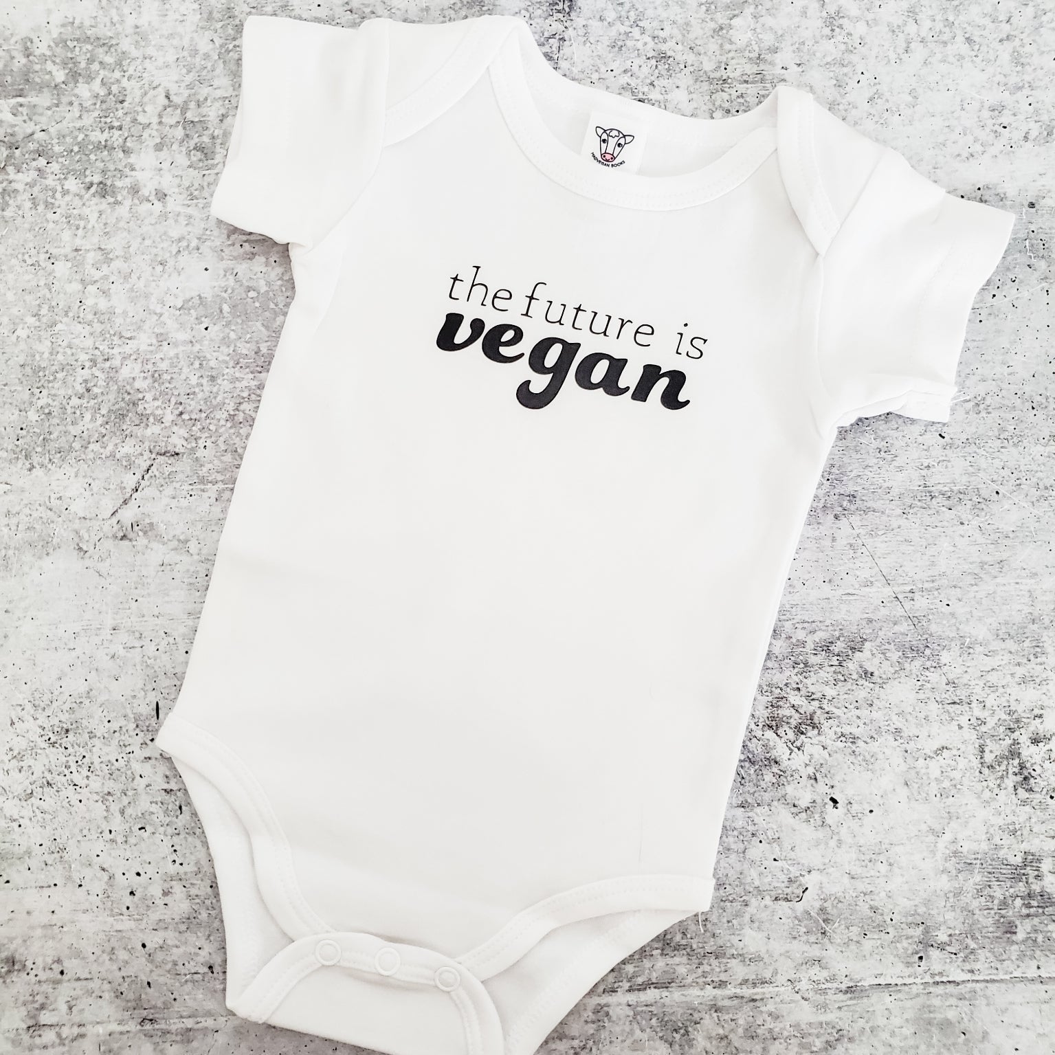 THE FUTURE IS VEGAN Short Sleeve Baby Bodysuit OR Toddler Tee Kids' Clothes La Vie Bien THE FUTURE IS VEGAN Short Sleeve Baby Bodysuit OR Toddler Tee