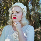 The Head - Turner Structured Beret by Lipstick & Chrome - RED Hats La Vie Bien The Head - Turner Structured Beret by Lipstick & Chrome - RED