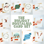 The Holiday Nostalgia Card Set 10 Card Assorted by Five Dot Post