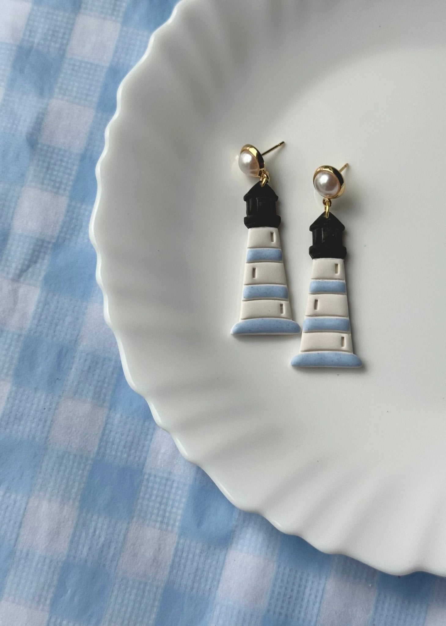 The Lighthouse, in Blue by Shop Something Earthy