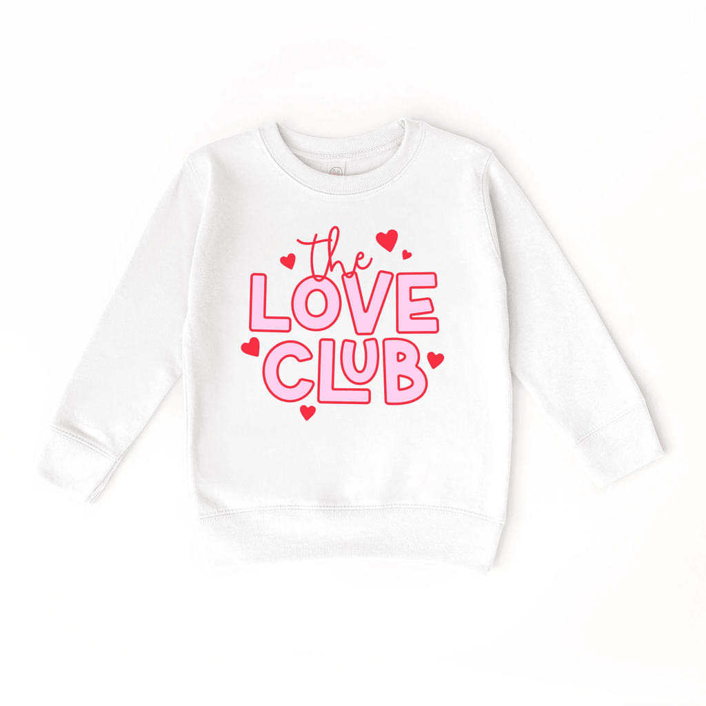 The Love Club toddler and youth Sweater, valentine's day collection by Benny and Ray Apparel