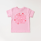 The Love Club toddler or youth tee, Valentine's Day collection by Benny and Ray Apparel