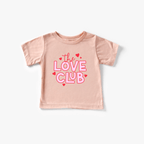 The Love Club toddler or youth tee, Valentine's Day collection by Benny and Ray Apparel