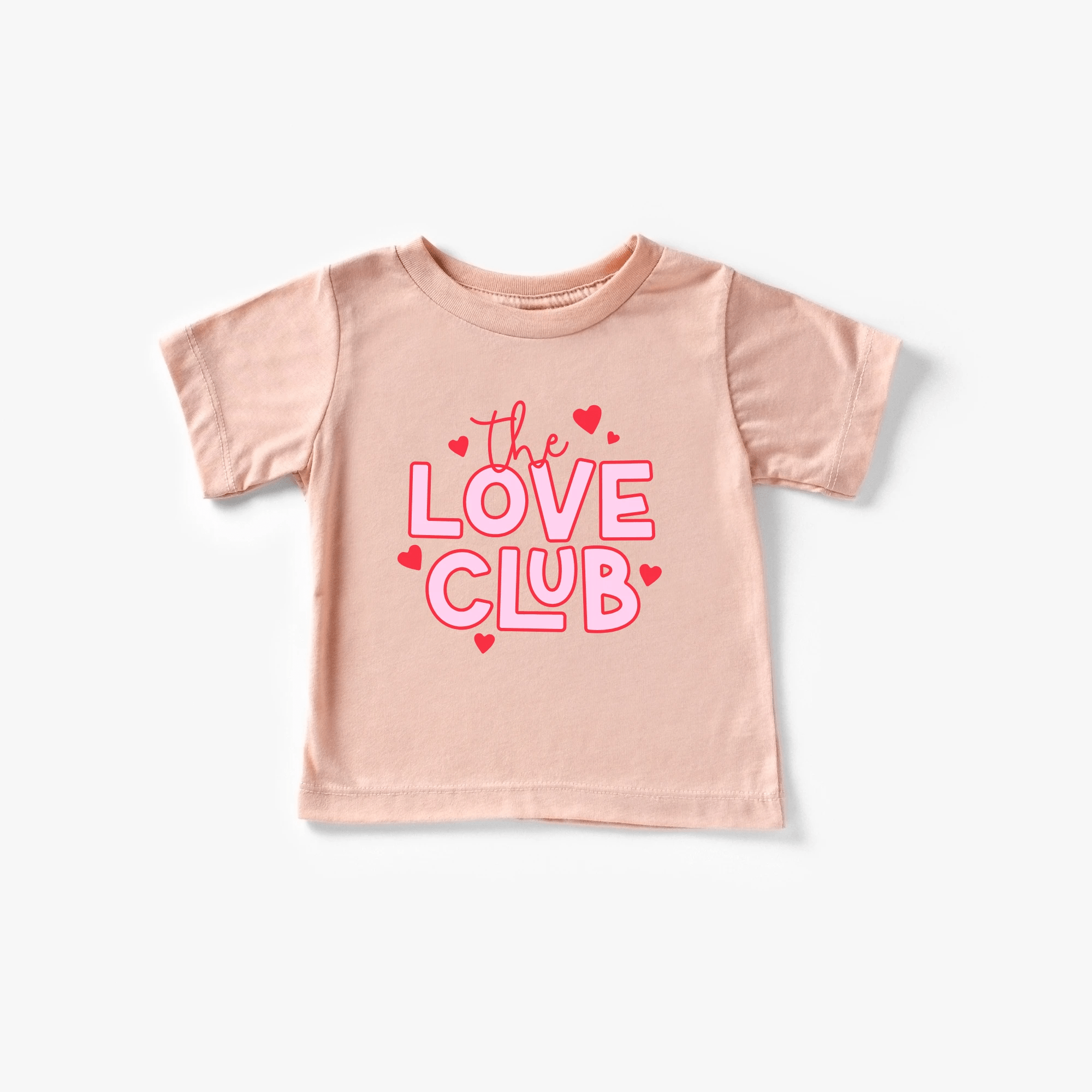 The Love Club toddler or youth tee, Valentine's Day collection by Benny and Ray Apparel