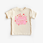 The Love Club toddler or youth tee, Valentine's Day collection by Benny and Ray Apparel