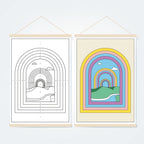 The Mindful Painter Kit Desktop & Office La Vie Bien The Mindful Painter Kit
