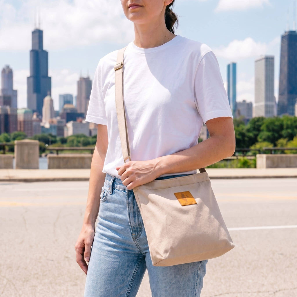 The Mini Amani Canvas Crossbody Bag Unisex Crossbody Bags La Vie Bien The Mini Amani Canvas Crossbody Bag Unisex