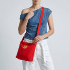 The Mini Amani Canvas Crossbody Bag Unisex Crossbody Bags La Vie Bien The Mini Amani Canvas Crossbody Bag Unisex