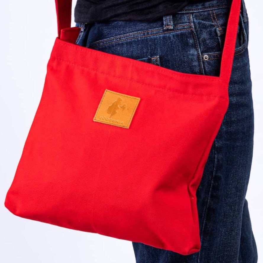 The Mini Amani Canvas Crossbody Bag Unisex Crossbody Bags La Vie Bien The Mini Amani Canvas Crossbody Bag Unisex
