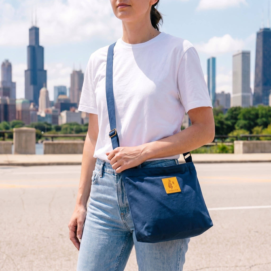 The Mini Amani Canvas Crossbody Bag Unisex Crossbody Bags La Vie Bien The Mini Amani Canvas Crossbody Bag Unisex