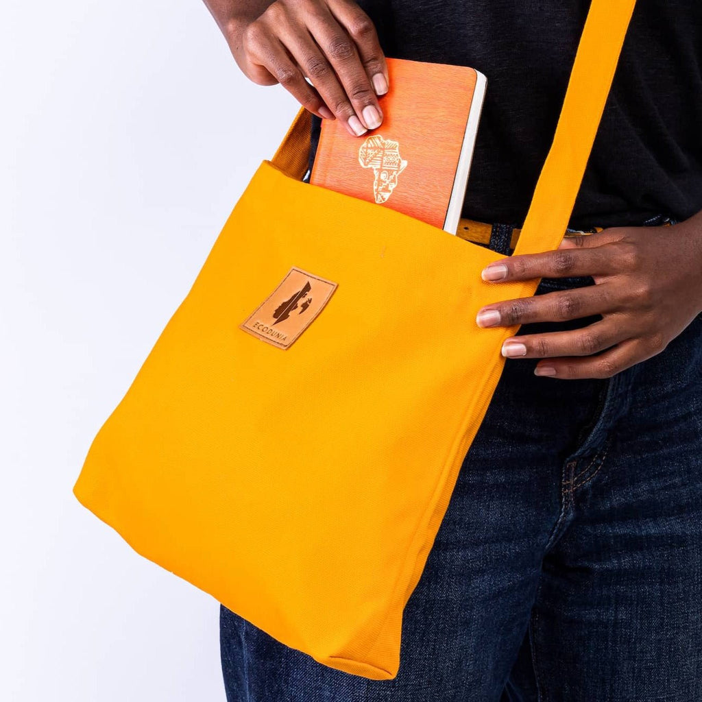 The Mini Amani Canvas Crossbody Bag Unisex Crossbody Bags La Vie Bien The Mini Amani Canvas Crossbody Bag Unisex