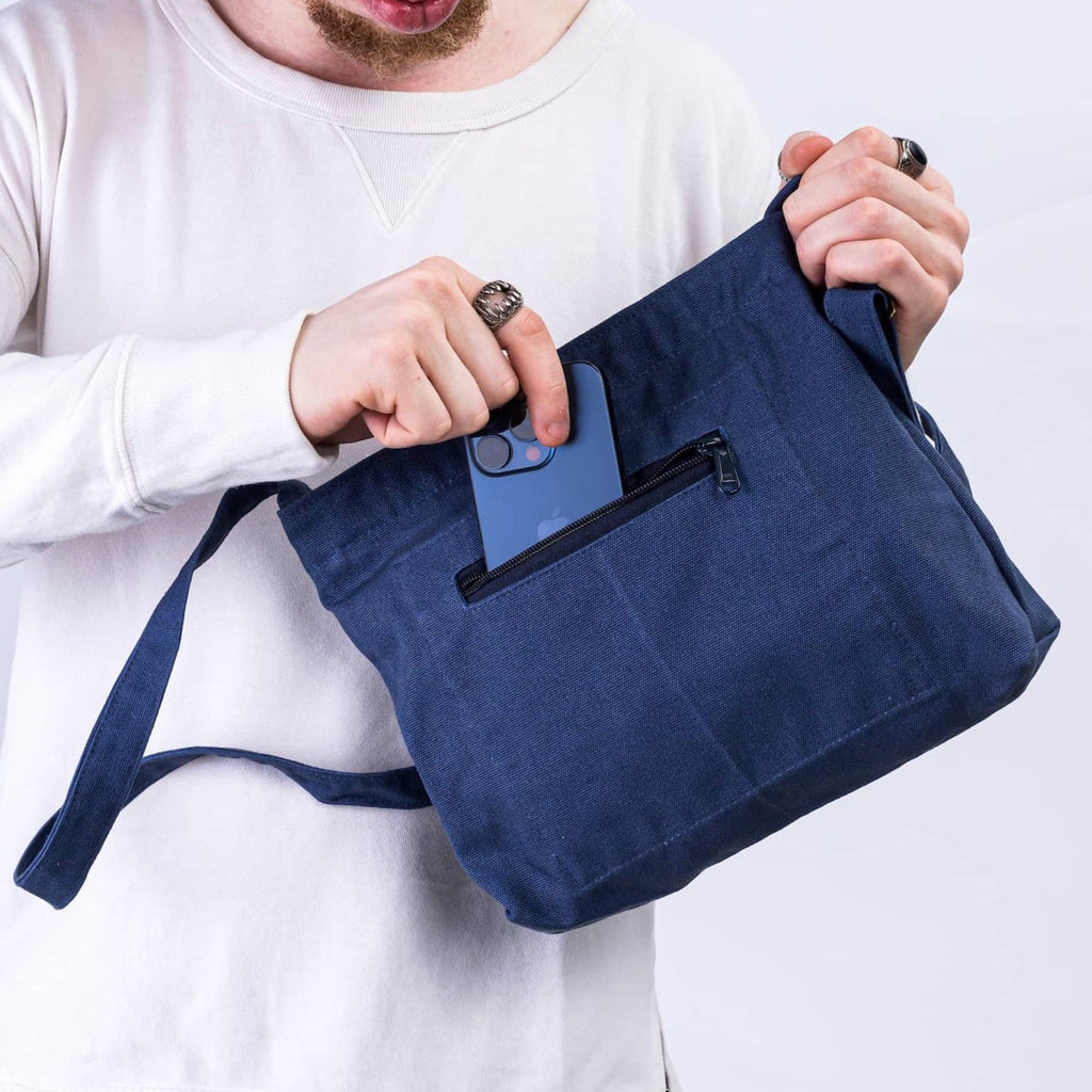 The Mini Amani Canvas Crossbody Bag Unisex Crossbody Bags La Vie Bien The Mini Amani Canvas Crossbody Bag Unisex