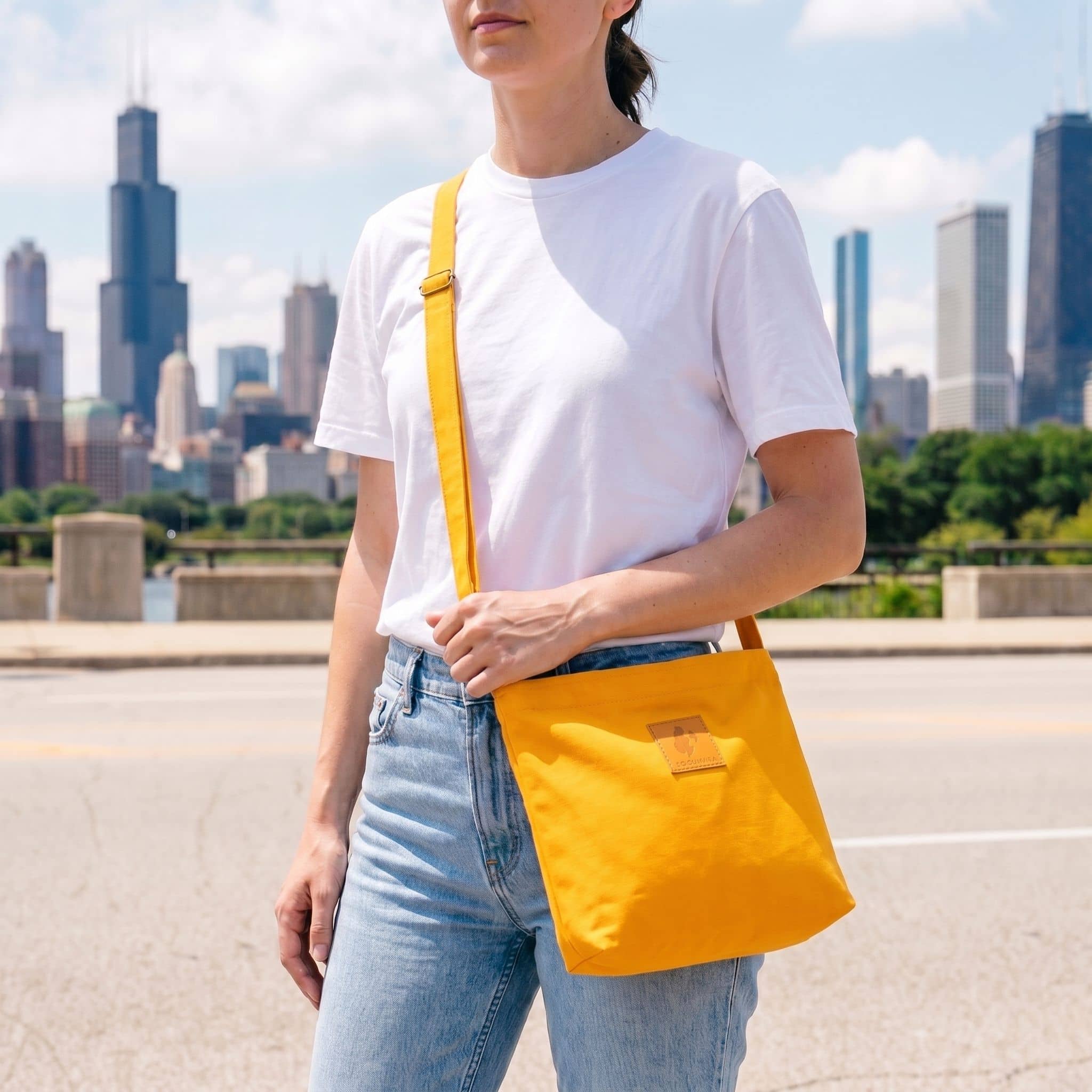 The Mini Amani Canvas Crossbody Bag Unisex Crossbody Bags La Vie Bien The Mini Amani Canvas Crossbody Bag Unisex