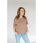 The Mom Crop in Ginger Spice by Polished Prints