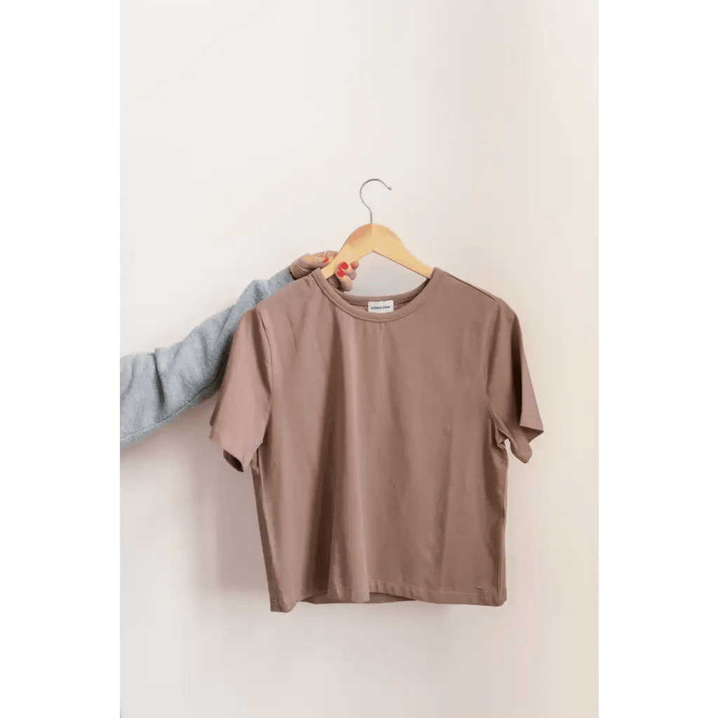 The Mom Crop in Ginger Spice by Polished Prints