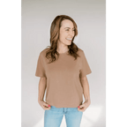 The Mom Crop in Ginger Spice by Polished Prints