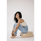 The Mom Tank in Natural by Polished Prints