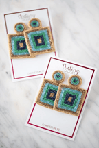 The Noisette Earring in Blues by TheTinyTassel