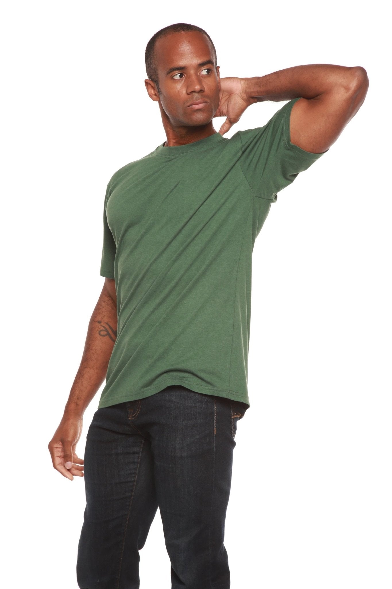 The Original Men's Bamboo Viscose/Organic Cotton Short Sleeve T-Shirt - Classic Cut by Spun Bamboo