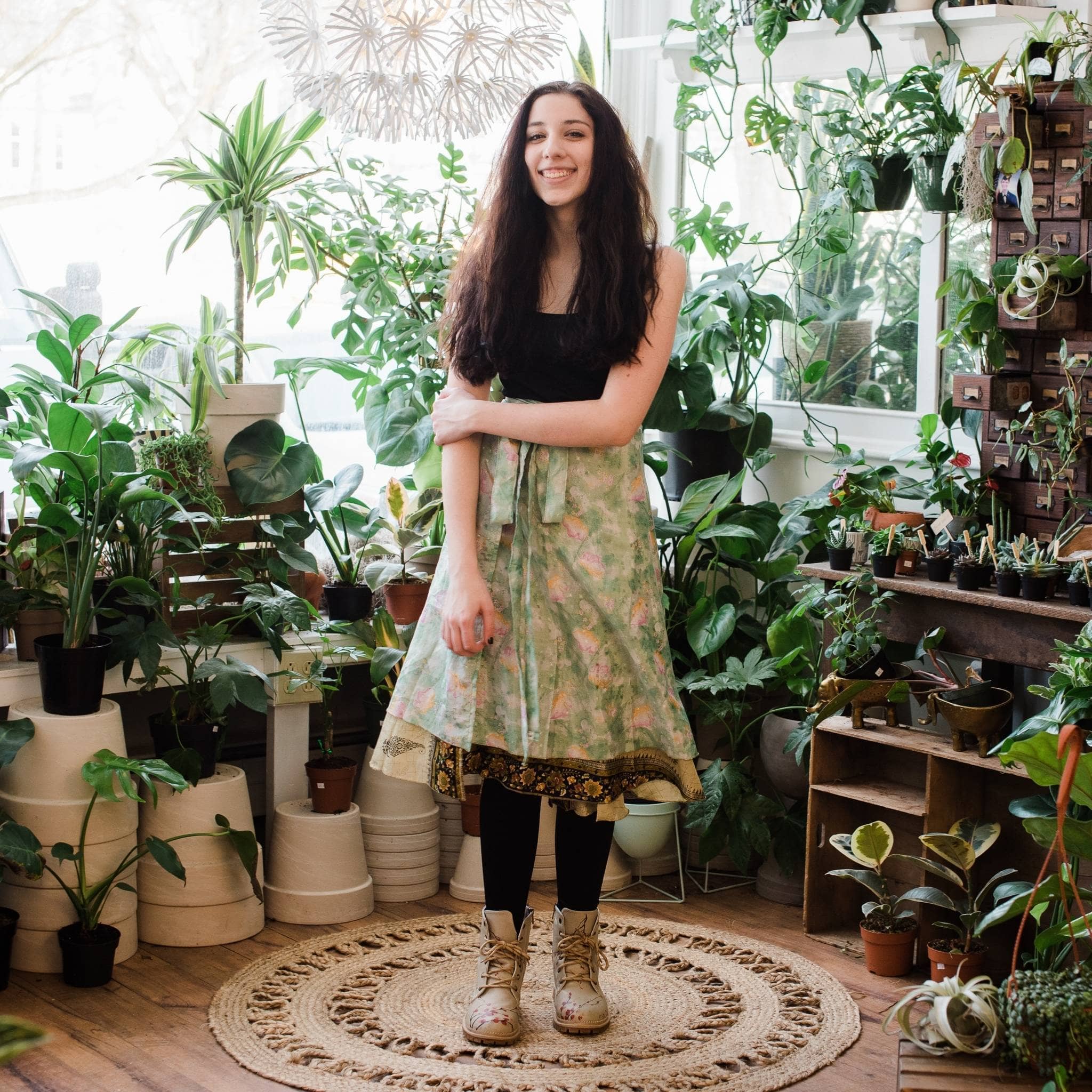 The Original Sari Wrap Skirt Clothing and Accessories La Vie Bien The Original Sari Wrap Skirt