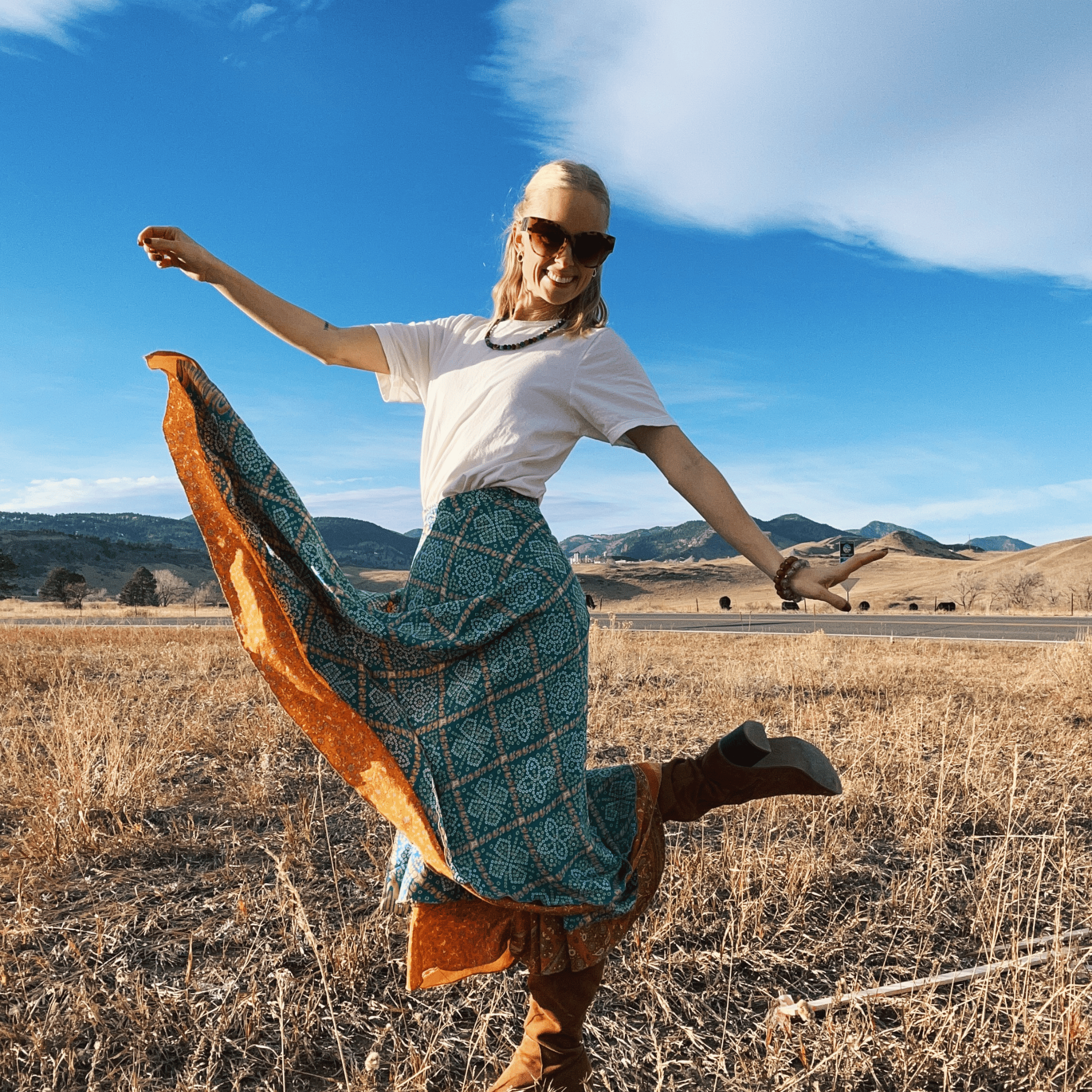 The Original Sari Wrap Skirt Clothing and Accessories La Vie Bien The Original Sari Wrap Skirt