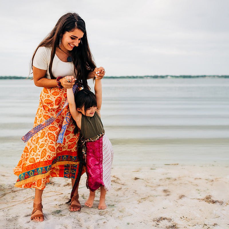 The Original Sari Wrap Skirt Clothing and Accessories La Vie Bien The Original Sari Wrap Skirt