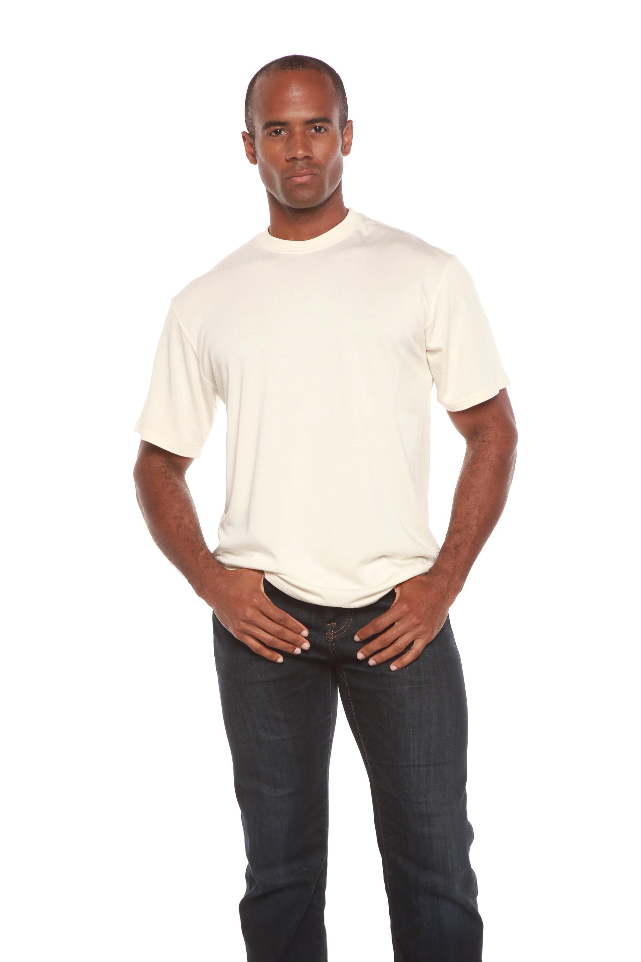 The Original Men's Bamboo Viscose/Organic Cotton Short Sleeve T-Shirt - Classic Cut by Spun Bamboo