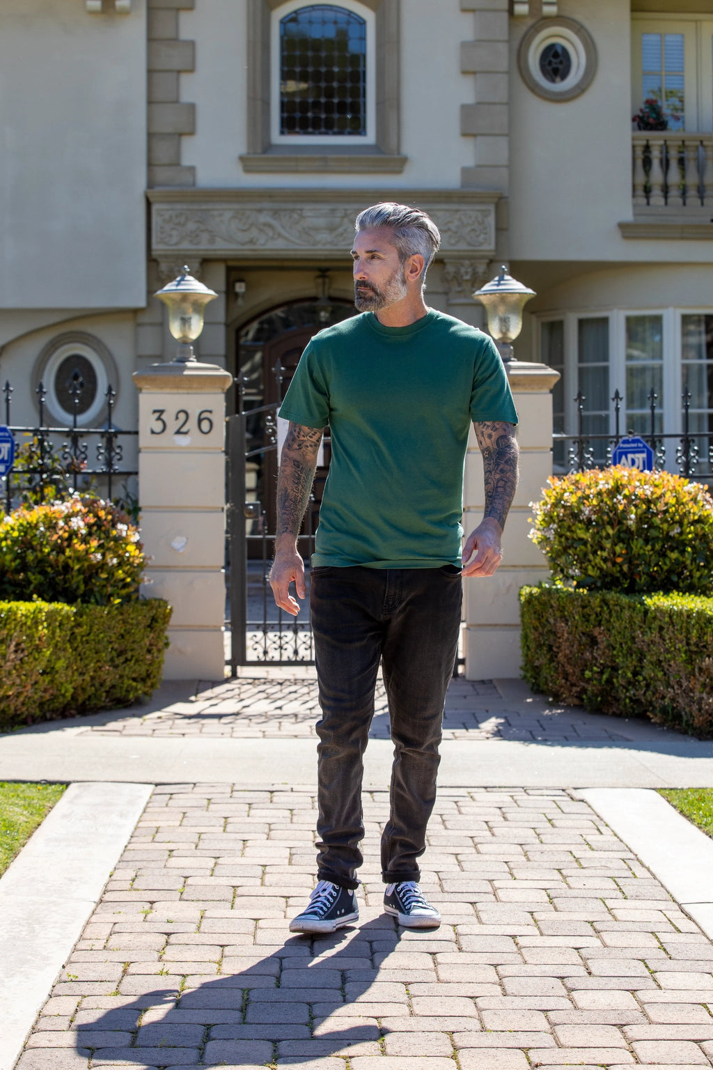 The Original Men's Bamboo Viscose/Organic Cotton Short Sleeve T-Shirt - Classic Cut by Spun Bamboo