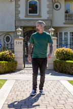 The Original Men's Bamboo Viscose/Organic Cotton Short Sleeve T-Shirt - Classic Cut by Spun Bamboo