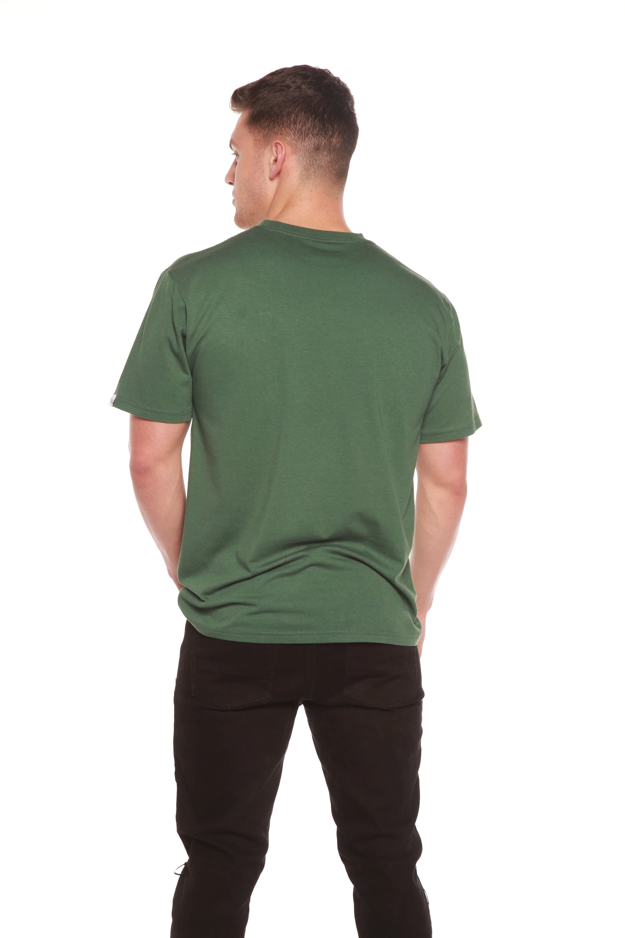 The Original Men's Bamboo Viscose/Organic Cotton Short Sleeve T-Shirt - Classic Cut by Spun Bamboo