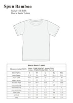 The Original Men's Bamboo Viscose/Organic Cotton Short Sleeve T-Shirt - Classic Cut by Spun Bamboo