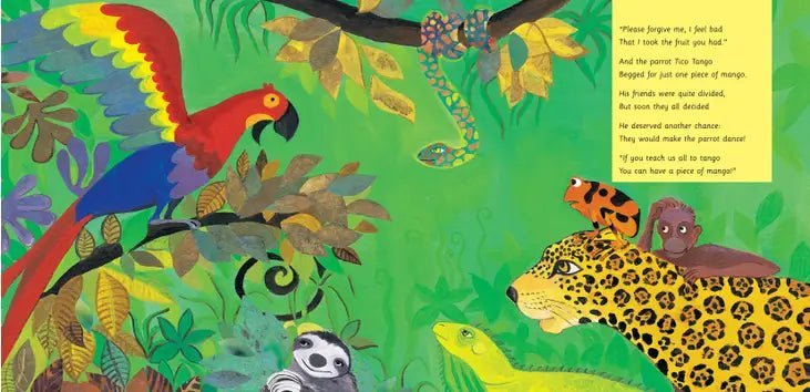 The Parrot Tico Tango - Paperback Book Books La Vie Bien The Parrot Tico Tango - Paperback Book