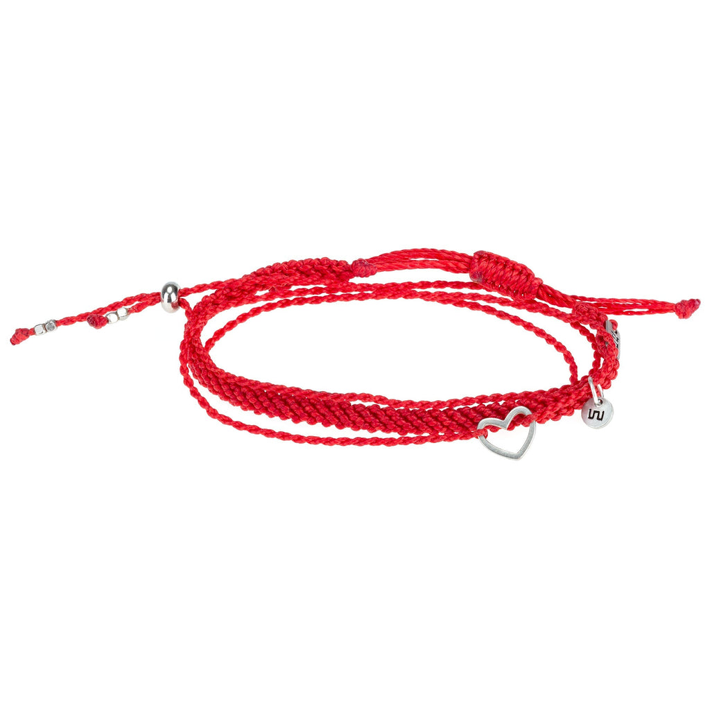 The Red String & Heart Bracelet Bracelets - Fashion La Vie Bien The Red String & Heart Bracelet