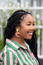 The Shrimp Cocktail Earrings by TheTinyTassel
