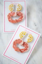 The Shrimp Cocktail Earrings by TheTinyTassel