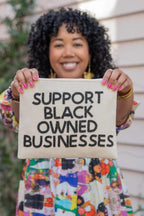 The Support Black Owned Businesses Clutch by TheTinyTassel