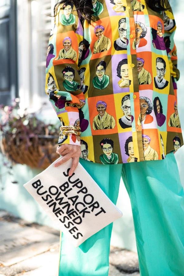 The Support Black Owned Businesses Clutch by TheTinyTassel