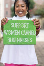 The Support Women Owned Businesses Clutch by TheTinyTassel