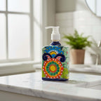 Hand-Painted Talavera Soap Pump | Colorful Ceramic Dispenser