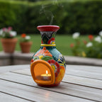 Handmade Talavera Chimney | Vibrant Mexican Ceramic Decor