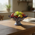 Talavera Fruit Basket | Hand-Painted Mexican Ceramic Centerpiece