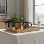 Talavera Coffee Mug | Hand-Painted Mexican Ceramic Cup
