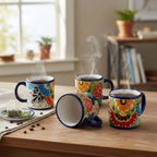 Talavera Coffee Mug | Hand-Painted Mexican Ceramic Cup