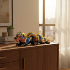 Handmade Talavera Dragon Statue | Vibrant Mexican Cultural Art