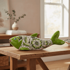 Handmade Talavera Fish Statue | Large Colorful Cultural Art