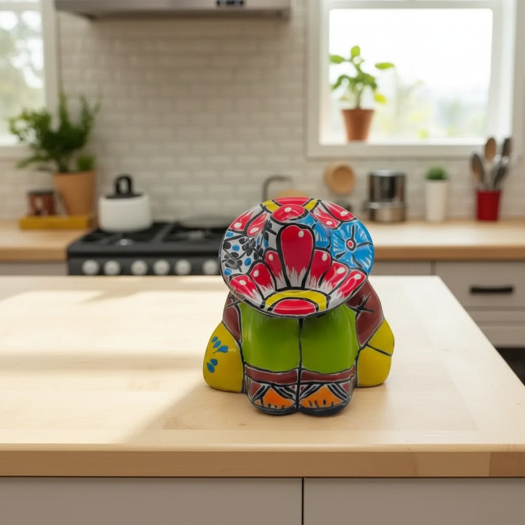 Talavera Panchito Figurine | Handcrafted Mexican Pottery