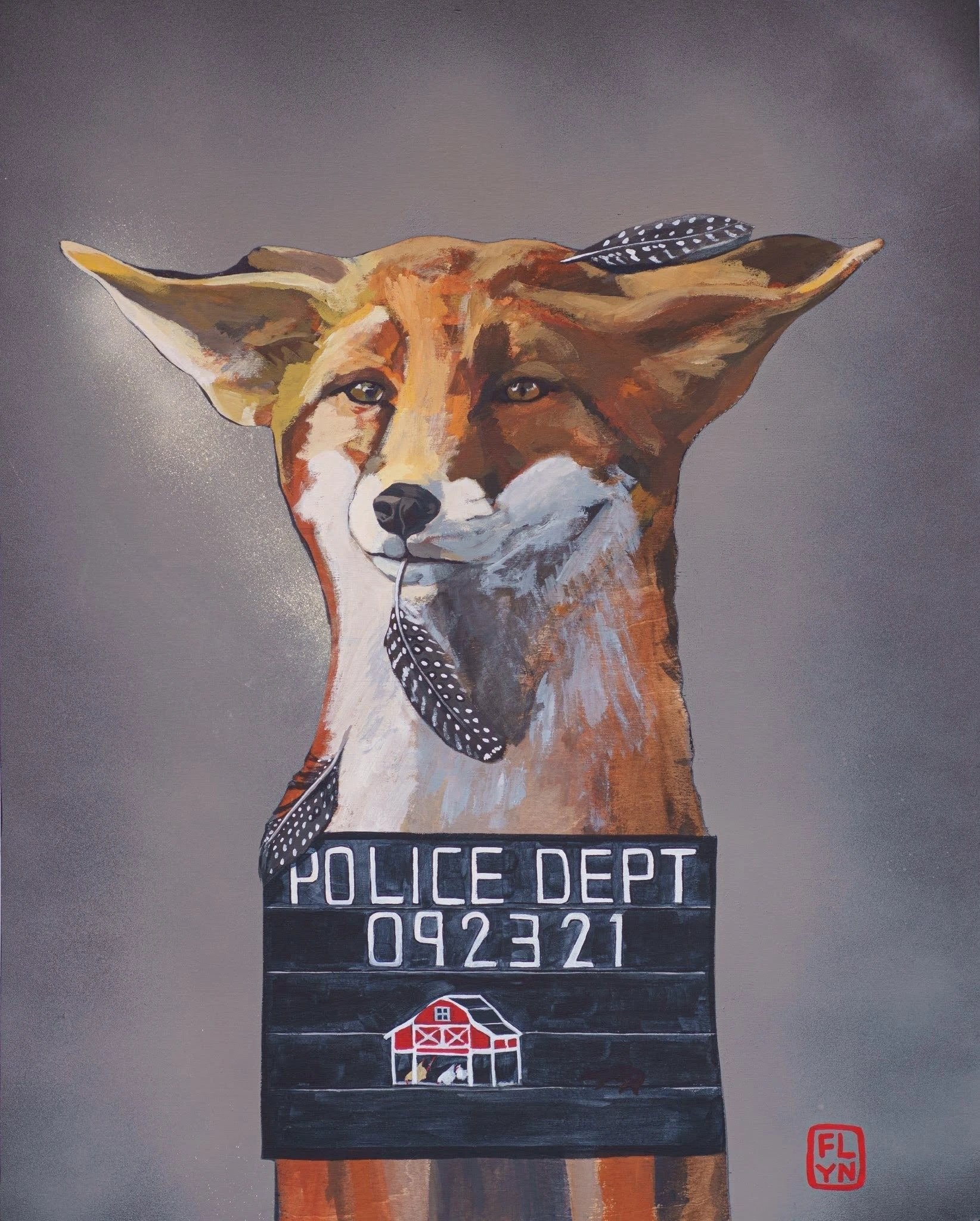 The Usual Suspects: Fox Sticker by FLYNhats