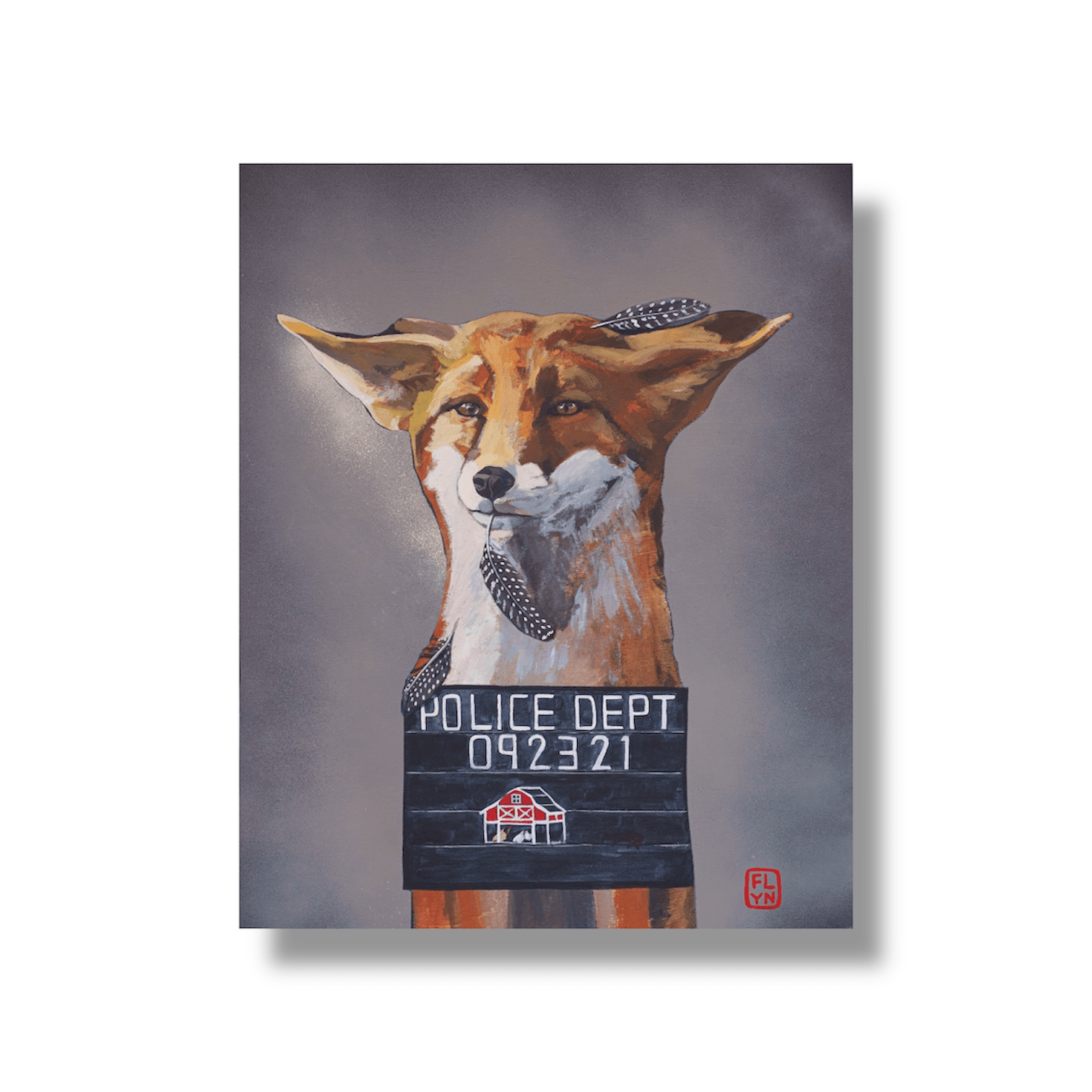 The Usual Suspects: Fox Sticker by FLYNhats