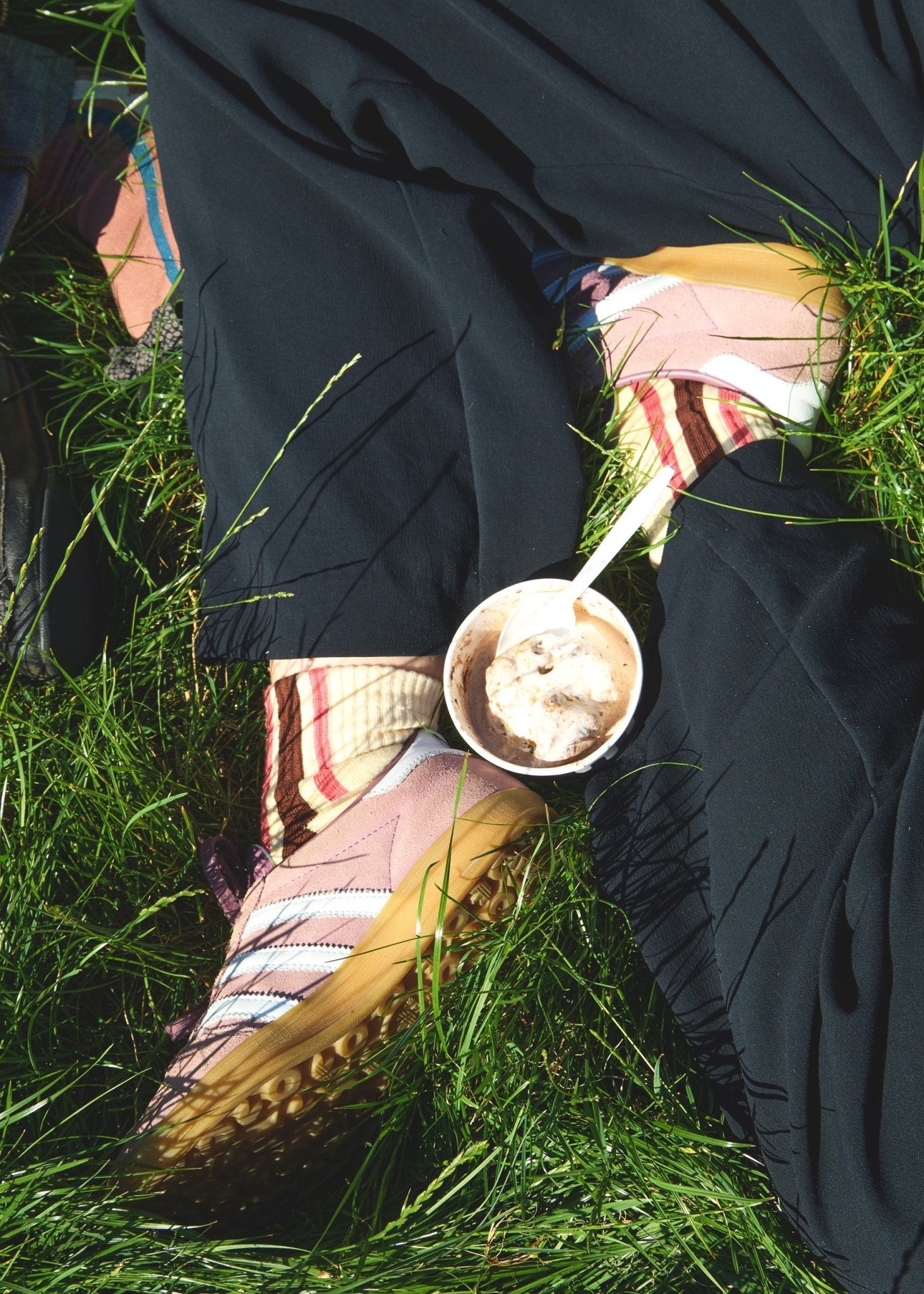 The Vertical Stripe Quarter Crew Women's La Vie Bien The Vertical Stripe Quarter Crew